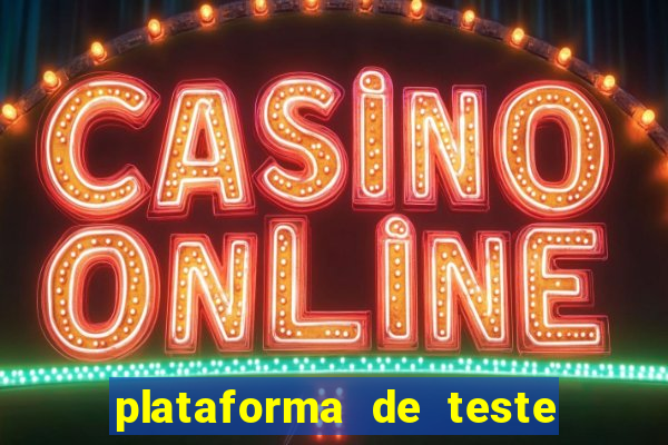 plataforma de teste pg demo